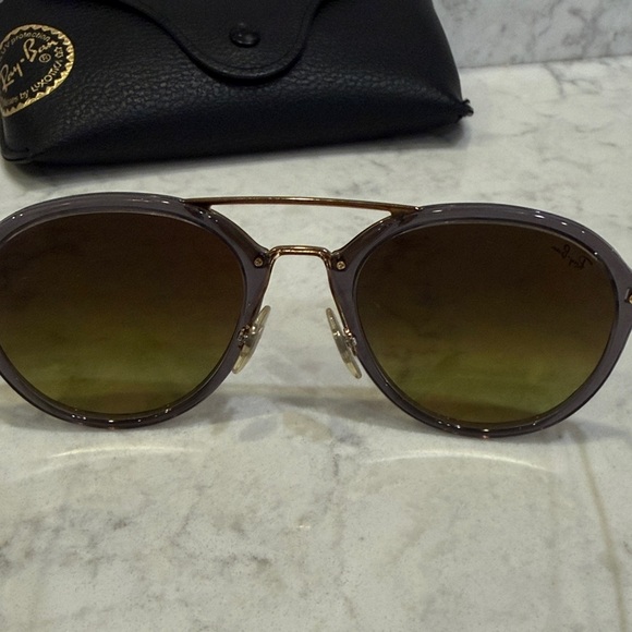 Ray-Ban Metallic Purple Sunglasses - Picture 5 of 7